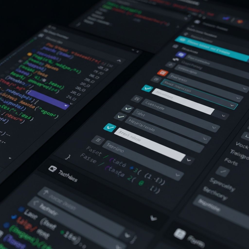 Dashboard components interface